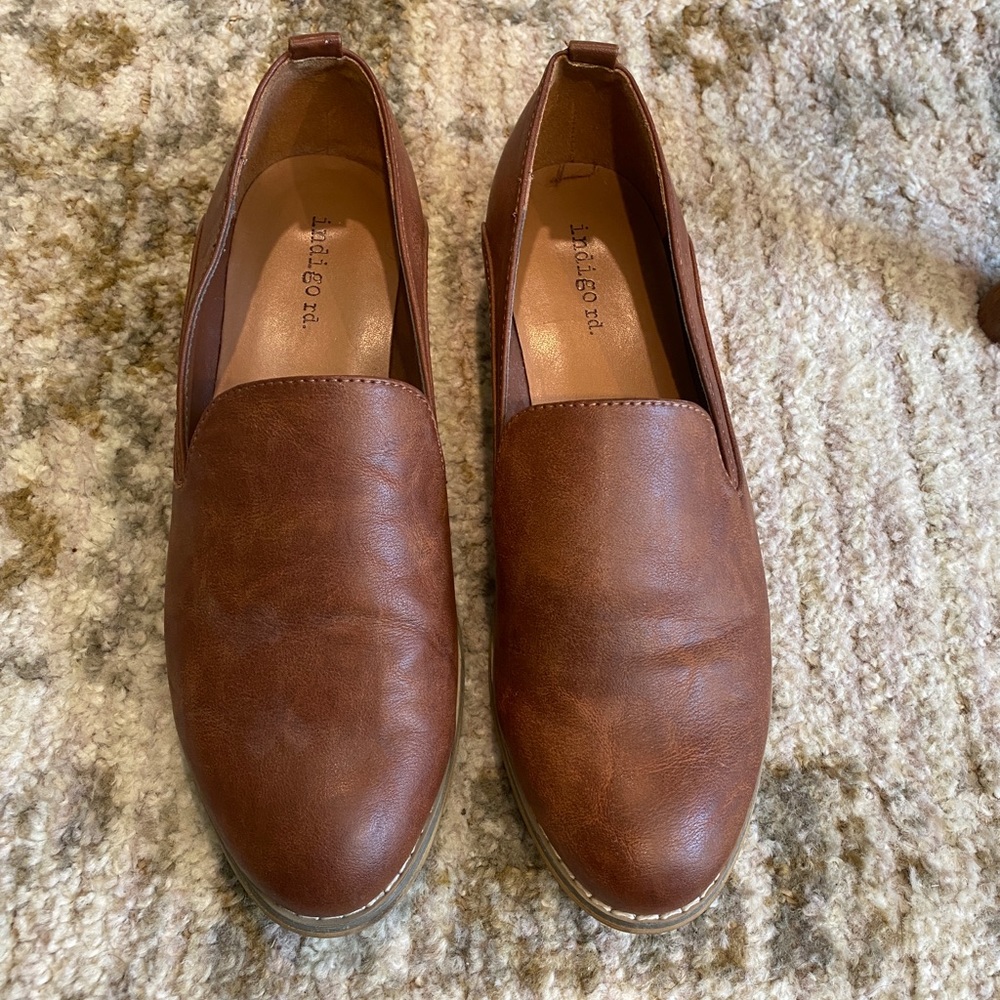 Indigo rd. Leather loafers - barely worn
